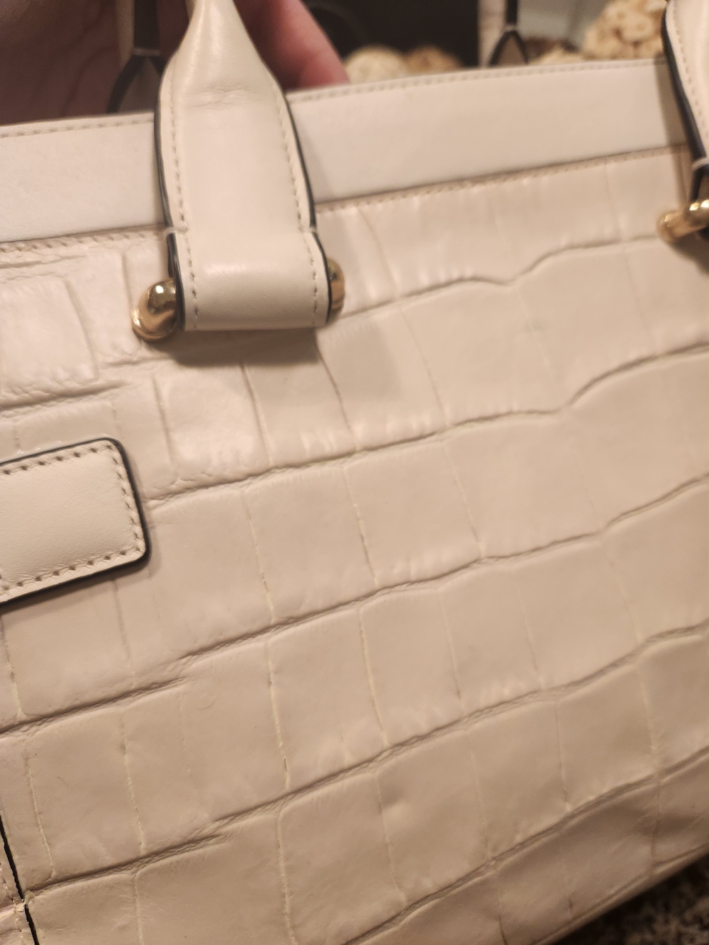 Coach Swagger 37 Croc-Embossed Satchel With Shoulder/Crossbody Strap - Picture 9 of 16